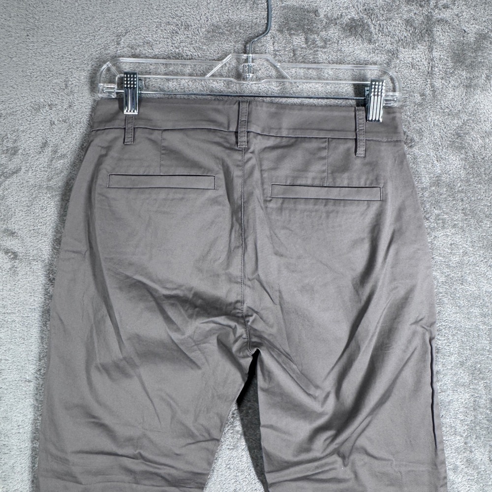 J.Crew Slim Boyfriend Chino Pants Womens 25P Gray Stretch Cotton Casual NWT - Picture 5 of 13